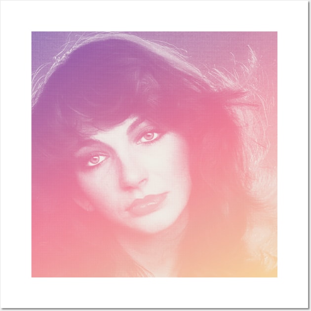 Kate Bush †††† Retro Soft Grunge Aesthetic Wall Art by DankFutura